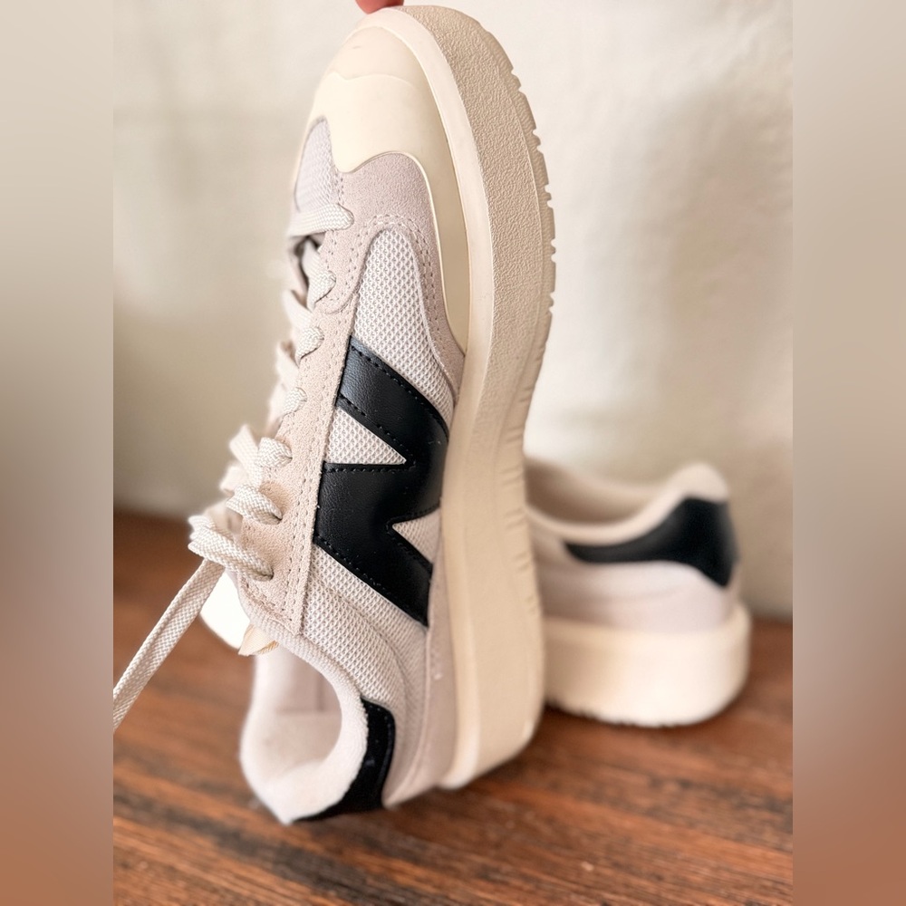 New Balance CT302 Moonbeam/Black 7 US is M) one time used only - Picture 16 of 16